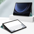 Etui do Samsung Galaxy Tab S9 FE+ Plus, Smartcase z miejscem na rysik, zielone
