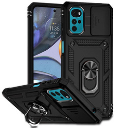 Etui pancerne do Motorola Moto G22, CamShield Slide, czarne