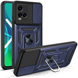 Etui pancerne do Vivo Y21/Y21s/Y33s, CamShield Slide, granatowe