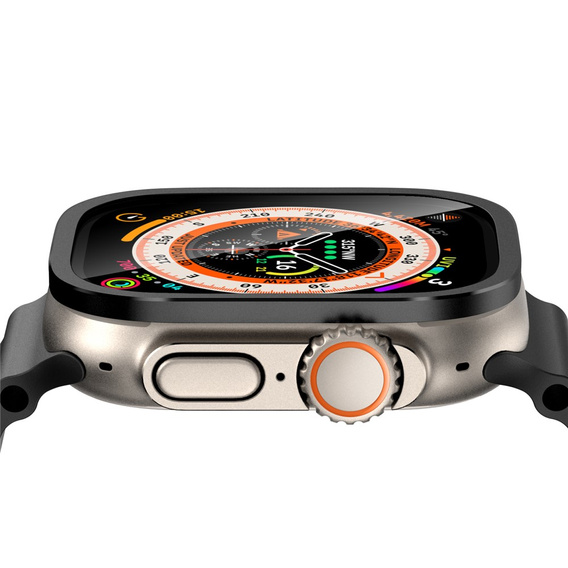 Ramka ochronna ze szkłem hartowanym do Apple Watch Ultra 1/2/3 49 mm