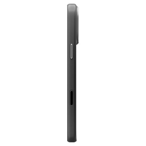 Etui Spigen Enzo Aramid Mag MagSafe do iPhone 17 Pro Max, carbon czarne / srebrne