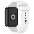 Pasek Silikonowy do Xiaomi Smart Band 8 Pro / Xiaomi Smart Band 9 Pro, Biały