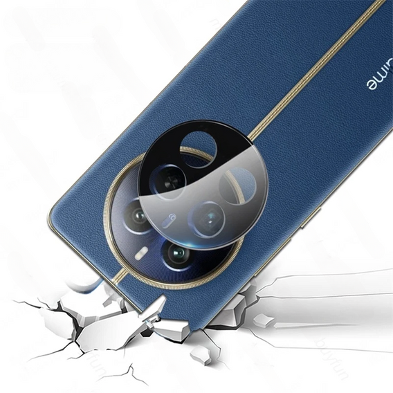Szkło hartowane na aparat do Realme 12 Pro 5G / 12 Pro+ 5G, Czarne