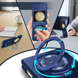 Etui do Samsung Galaxy Z Flip5 5G, Magnetic Ring, do MagSafe, granatowe