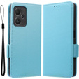 Etui z klapką do Xiaomi Redmi Note 12 5G / POCO X5 5G, Wallet Litchi Magnet, niebieskie