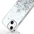 Etui do iPhone 13 Mini, Glittery, przezroczyste