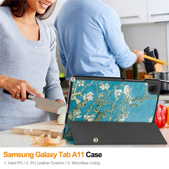 Etui Smartcase z nadrukiem do Samsung Galaxy Tab A11/A9