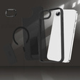 Etui do Iphone 16E, Kickstand Matt Case, do MagSafe, czarne