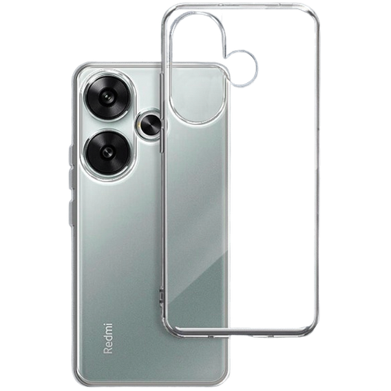 Etui do Xiaomi Poco F6, Fusion Hybrid, przezroczyste