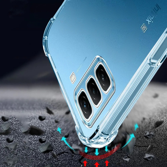 Etui do Infinix Hot 50 4G, Dropproof, przezroczyste