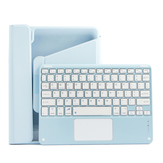 Etui z klawiaturą do iPad Air 10.9" 2022/2020 (5/4 gen.) / Pro 11" 2022/2021/2020 (4/3/2 gen.), Touchpad Pen Slot, niebieskie