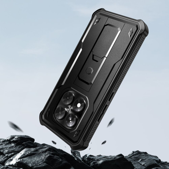 Etui Tech-Protect do Xiaomi Redmi Note 14 Pro 5G / Xiaomi Poco X7 5G, Kevlar, Czarne
