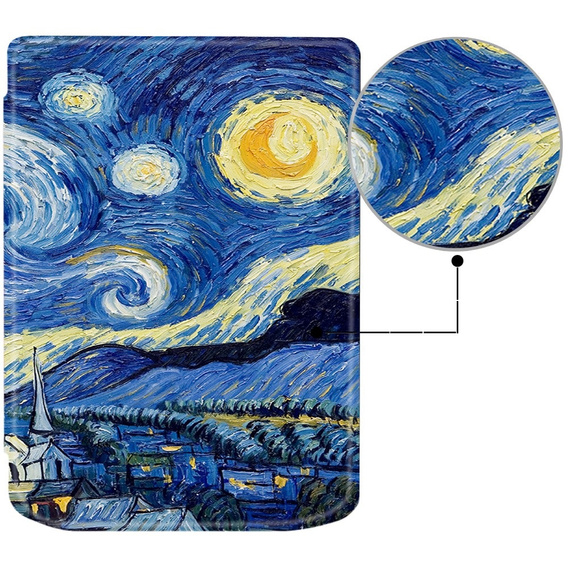 Etui do PocketBook Verse / Verse Pro, Smartcase, oil painting