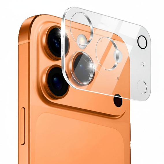 2x Szkło hartowane na wyspę aparatów ERBORD do iPhone 17 Pro Max