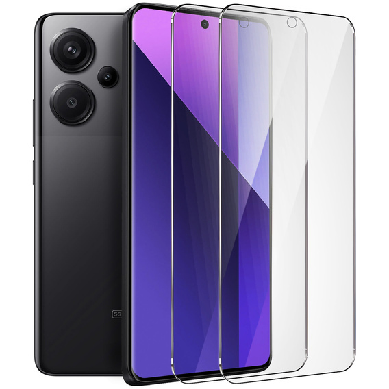 2x Szkło Hartowane ERBORD 9H Hard Glass do Xiaomi Redmi Note 13 4G/5G / 13 Pro 4G/5G – codzienna ochrona w eleganckim wydaniu