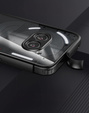 Etui do Nothing Phone 2a, Fusion Hybrid, z ochroną aparatu, przezroczyste / czarne