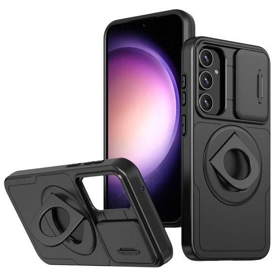 Etui do Samsung Galaxy S23 FE, Military Magnet, do MagSafe, czarne