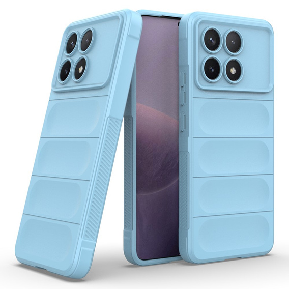 Etui do Xiaomi Poco F6 Pro, Gaming Shockproof, niebieskie