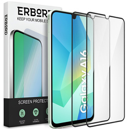 2x Szkło Hartowane ERBORD 3D do Samsung Galaxy A16 5G – zakrzywione szkło na cały ekran