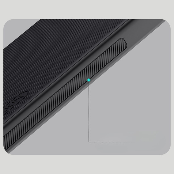 Etui NILLKIN do Xiaomi Poco X7 Pro 5G, Frosted Shield, do MagSafe, czarne