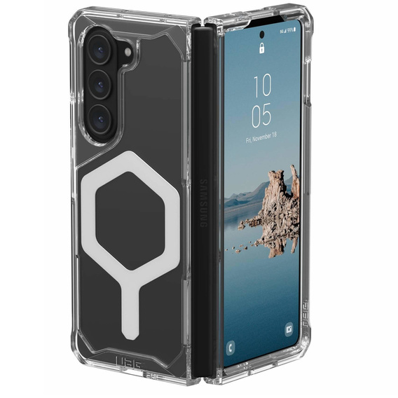 Etui Urban Armor Gear do Galaxy Z Fold 5 5G, Plyo MagSafe, przezroczyste