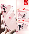 Etui do Samsung Galaxy A54 5G, Electro heart, różowe rose gold + 2x Szkło 9H