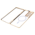 Etui Magnetic Dual Glass MagSafe do Samsung Galaxy S21 Ultra, złote