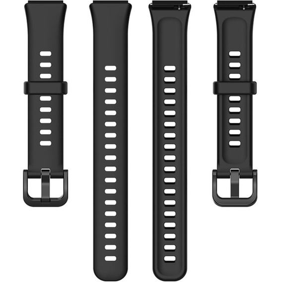Pasek Silikonowy do Huawei Band 7, Czarny