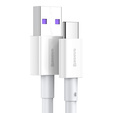 Baseus kabel USB-A na USB-C 1 m 66 W Superior - Biały