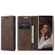 Etui CASEME do Huawei P30 Pro, Leather Wallet Case, ciemnobrązowe