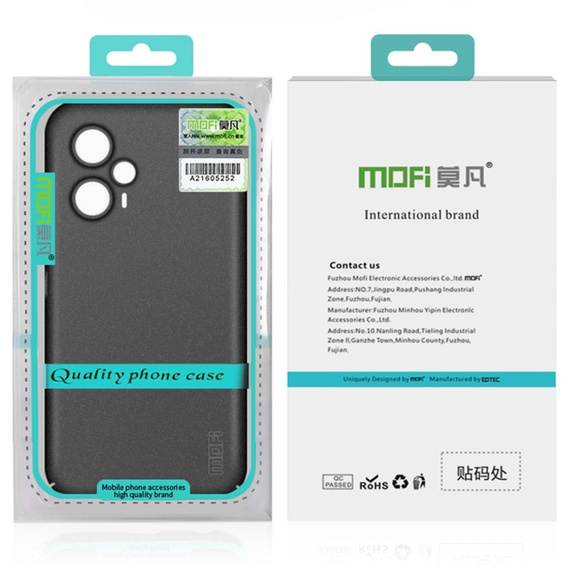 Etui MOFI do Xiaomi POCO F5, cienkie, czarne