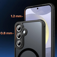 Etui do Samsung Galaxy S24, do MagSafe, ERBORD Matt Case, czarny + Szkło na ekran