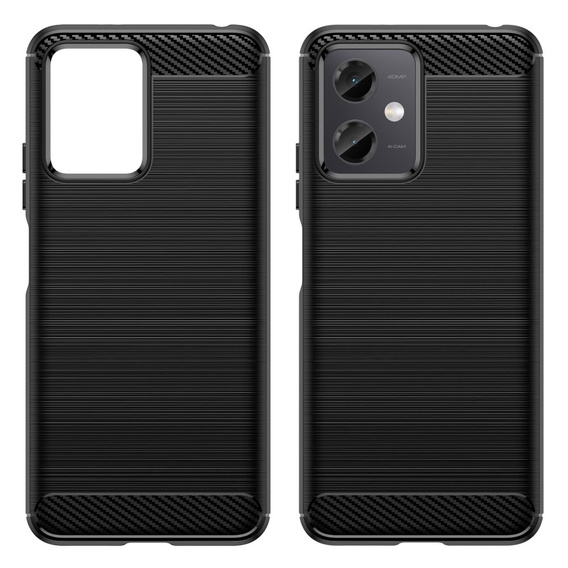 Etui do Xiaomi Redmi Note 12 5G / POCO X5 5G, Karbon, czarne