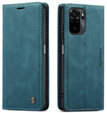 Etui CASEME do Xiaomi Redmi Note 10 / 10S, Leather Wallet Case, zielone