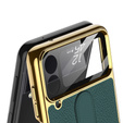 Etui GKK Metal Ring do Samsung Galaxy Z Flip 4 5G, Green