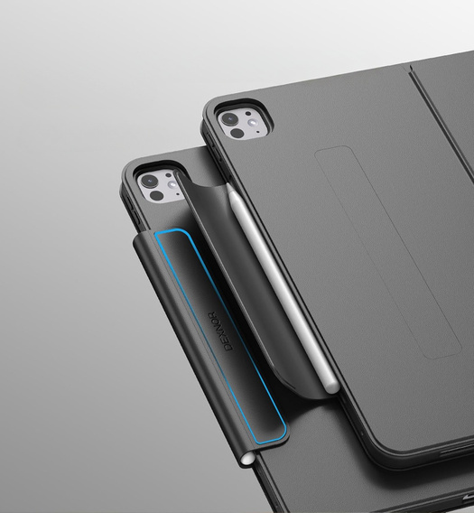 Dexnor etui z podstawką do iPad Pro 13" 2024 (7. generacji, M4) – magnetyczne, składane - czarne