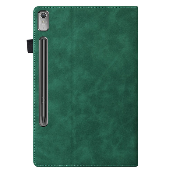 Etui do Lenovo Tab P11 Pro Gen 2 TB132FU TB132XU 11.2", Classic, z miejscem na rysik, zielone