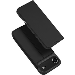 Etui Dux Ducis do iPhone 17 Air, Skin Pro, z klapką, z miejscem na kartę,  czarne