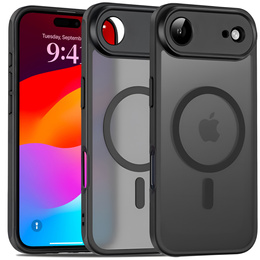 Etui Matt Case do iPhone 17 Air, do MagSafe, z ochroną aparatu, matowe czarne