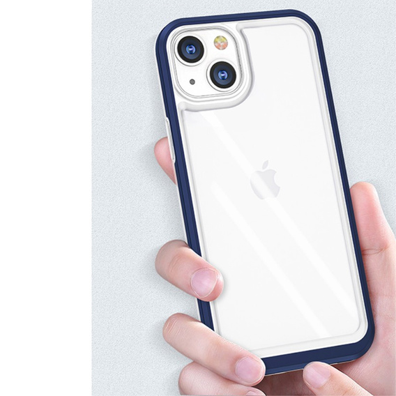 Etui ERBORD do iPhone 13 Mini, Hybrid Frame, Navy Blue
