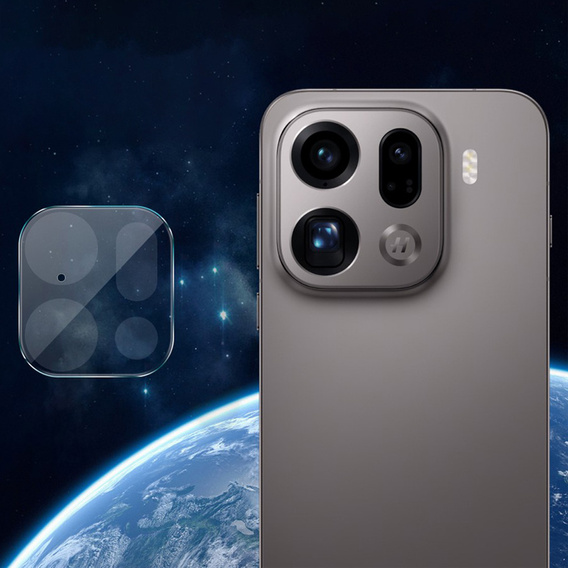 2x Szkło Hartowane ERBORD na aparat do Oppo Find X9 Pro