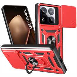 Etui pancerne CamShield Slide z osłoną aparatu i ringiem do Xiaomi 15T