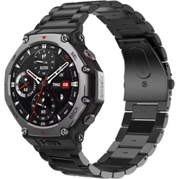 Bransoleta Stalowa do Amazfit T-Rex 3, Czarna