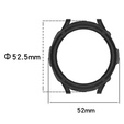 Etui z nakładką bezel ring do Samsung Galaxy Watch 6 Classic 47mm, Czarne