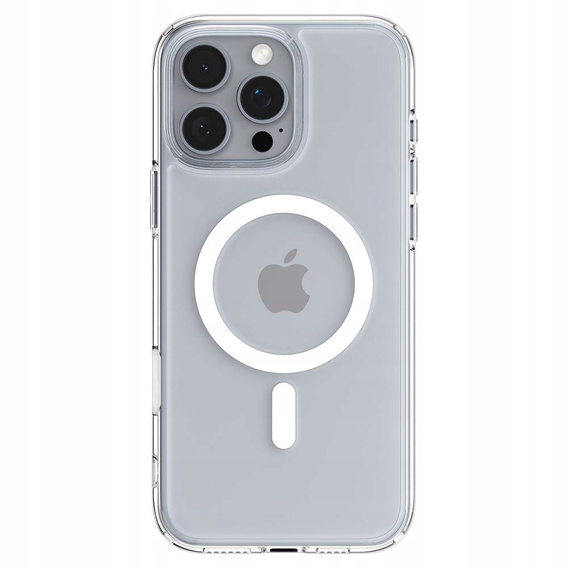 Etui z MagSafe Spigen do iPhone 16 Pro, Ultra Hybrid "T", Przezroczyste + Szkło