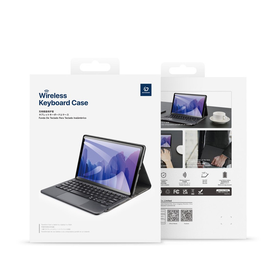 Etui z klawiaturą do Xiaomi Pad 7 / 7 Pro, Dux Ducis TK Series, czarne