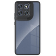 Etui do Xiaomi Redmi 15 5G / 4G, z ochroną aparatu, przezroczyste z czarnymi bokami