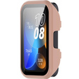 2w1 Etui + Szkło Hartowane do Huawei Band 8 / Huawei Band 9 / Huawei Band 10, Różowe