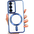 Etui do Samsung Galaxy S23 Plus, Electro MagSafe, granatowe + Szkło na ekran