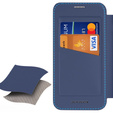 Etui Dux Ducis do Samsung Galaxy S25 Edge, Skin X Pro, MagSafe, granatowe